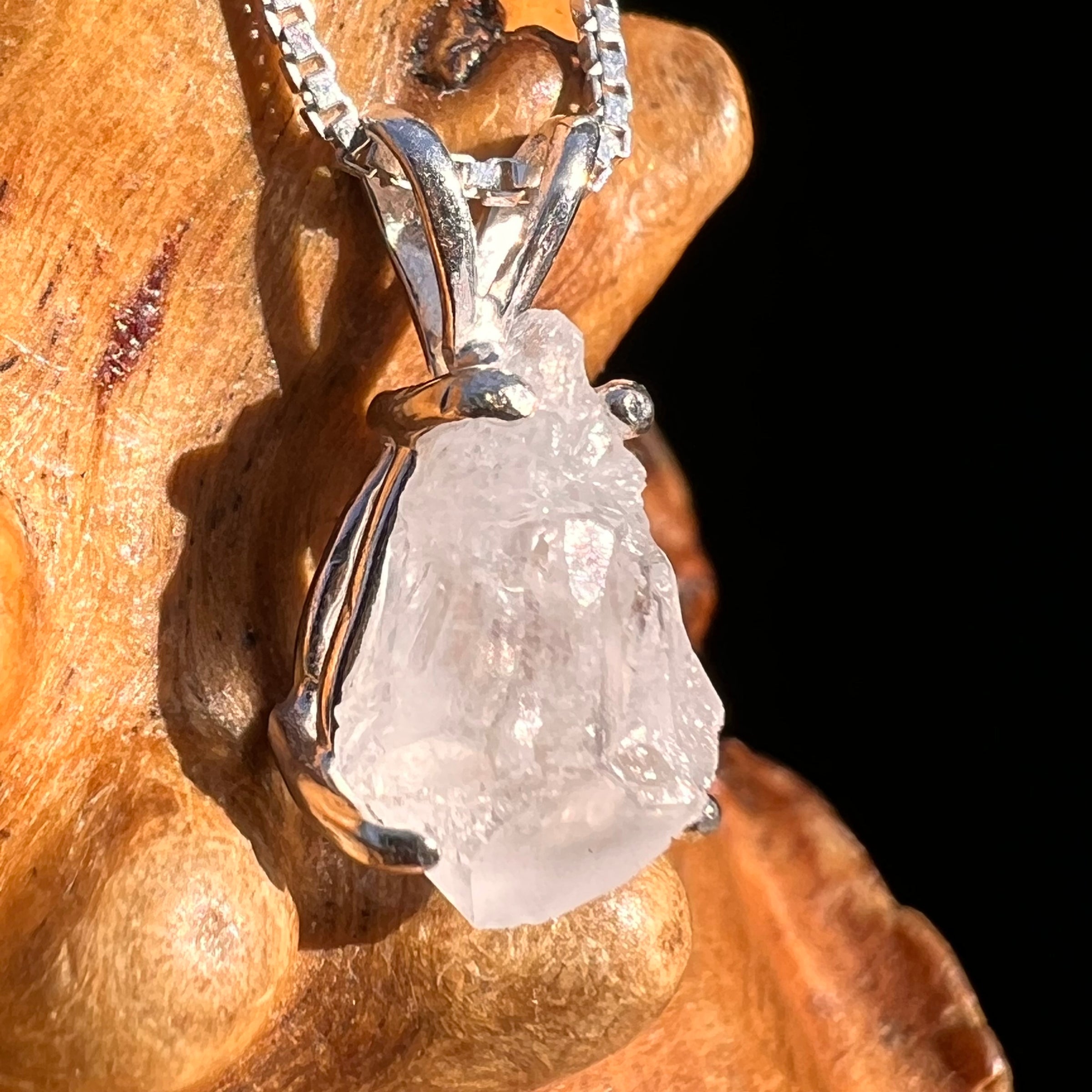 Anandalite Pendant Sterling Silver #8231-Moldavite Life