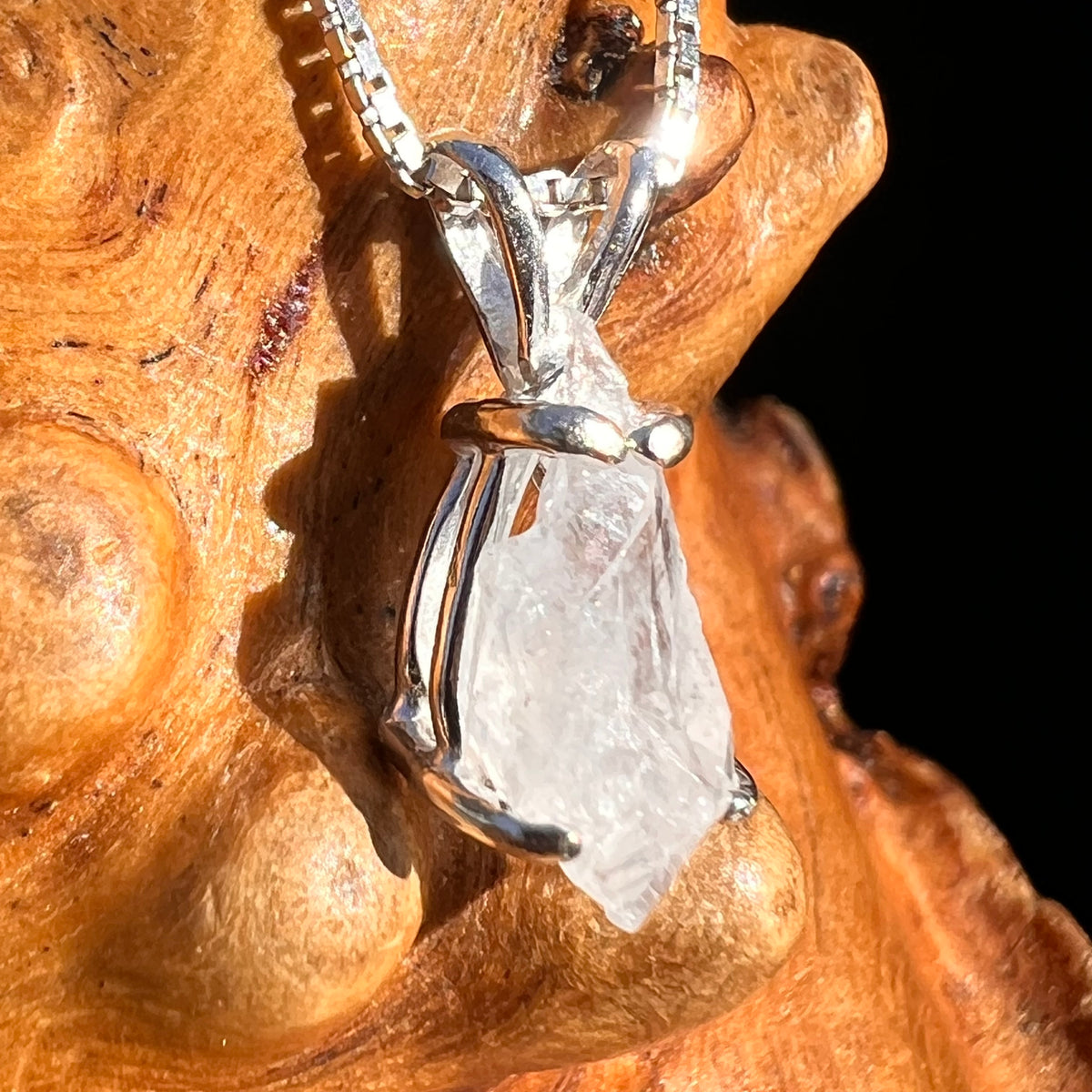 Anandalite Pendant Sterling Silver #8232-Moldavite Life