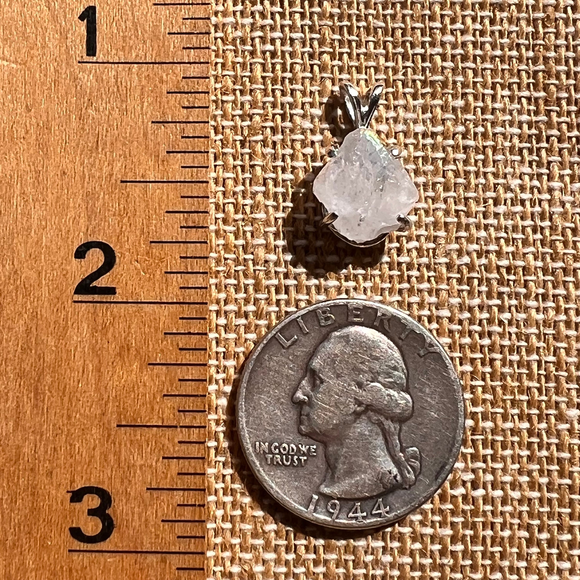 Anandalite Pendant Sterling Silver #8234-Moldavite Life