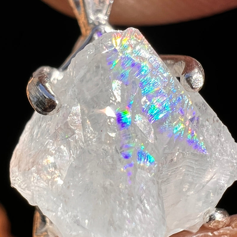 Anandalite Pendant Sterling Silver #8234-Moldavite Life