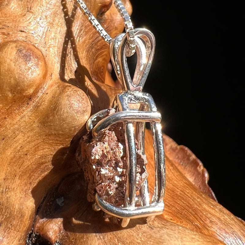 Anatase Rutile Psudomorph Pendant Sterling Silver #2628-Moldavite Life