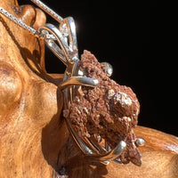 Anatase Rutile Psudomorph Pendant Sterling Silver #2629-Moldavite Life