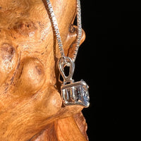 Aquamarine Necklace Sterling SIlver #6660-Moldavite Life