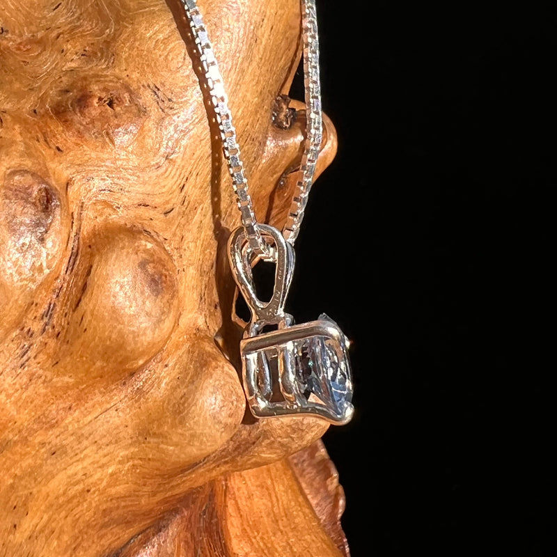 Aquamarine Necklace Sterling SIlver #6660-Moldavite Life