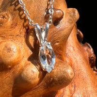 Aquamarine Necklace Sterling SIlver #7746-Moldavite Life