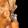 Aquamarine Pendant Sterling SIlver #6661-Moldavite Life