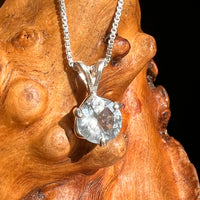 Aquamarine Pendant Sterling SIlver #6661-Moldavite Life