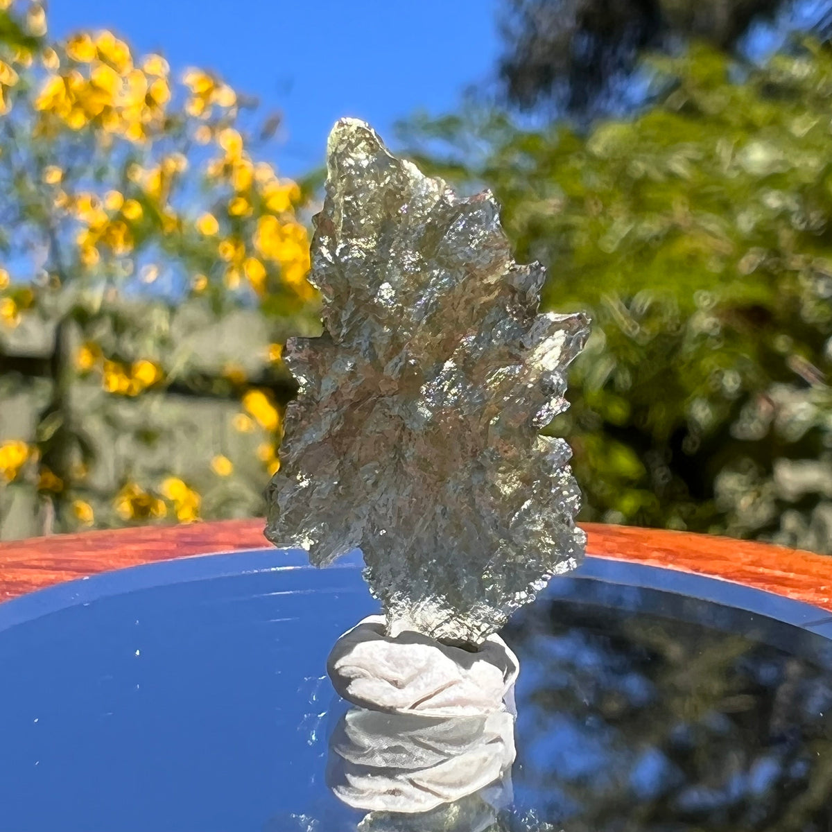 Besednice Moldavite 0.4 grams #529-Moldavite Life