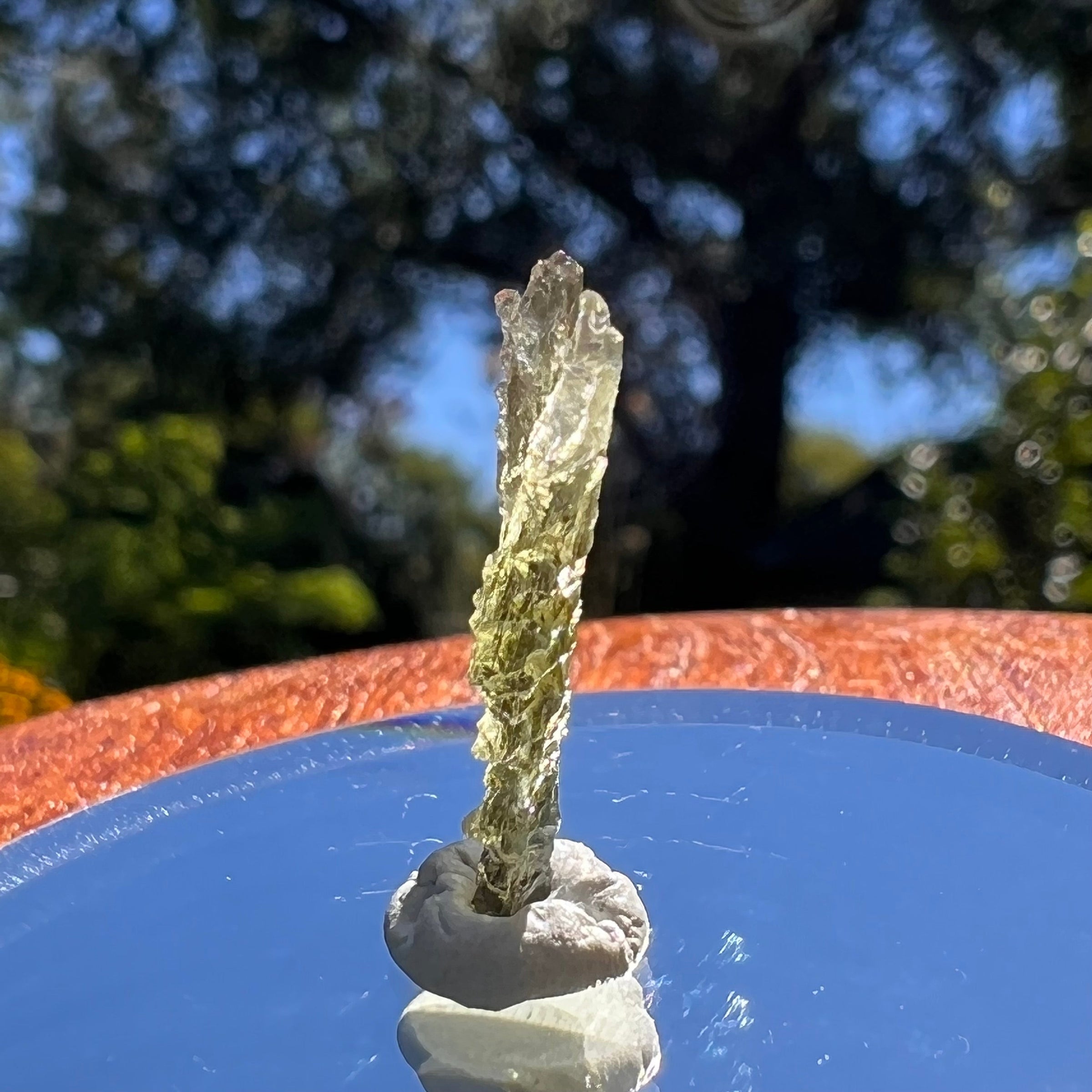 Besednice Moldavite 0.6 grams #527-Moldavite Life
