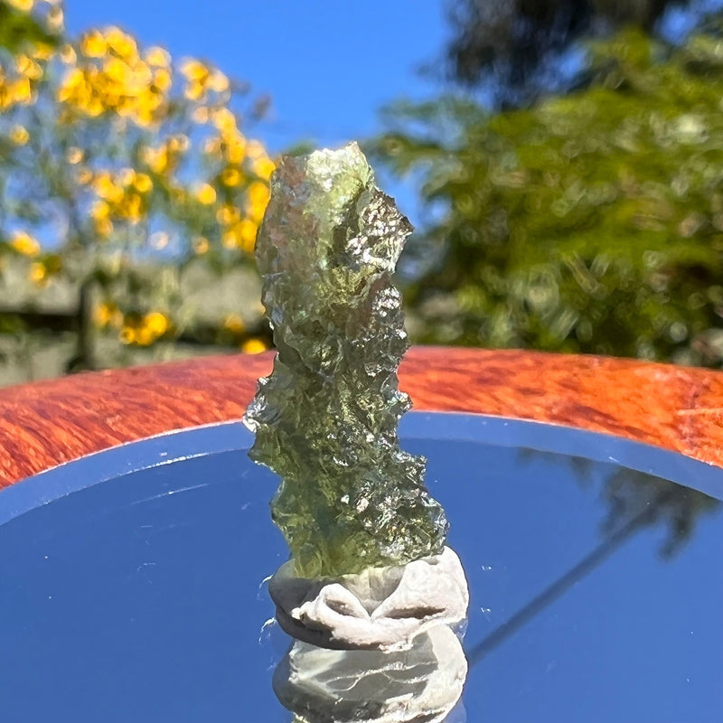 Besednice Moldavite 0.7 grams #526-Moldavite Life