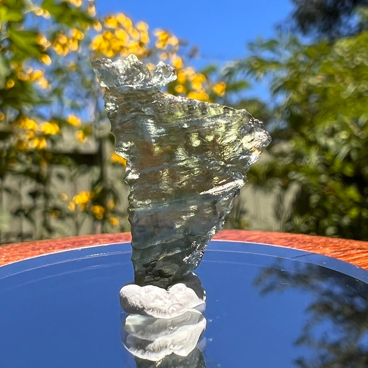 Besednice Moldavite 0.9 grams #528-Moldavite Life
