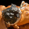 Billitonite Pendant Sterling Batu Satam Stone #5824-Moldavite Life