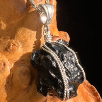 Billitonite Pendant Sterling Silver Wire Wrapped #5832-Moldavite Life