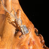 Blue Apatite Necklace Sterling Silver #5965-Moldavite Life