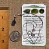 Blue Iolite & Moldavite Necklace Sterling Silver #2676-Moldavite Life
