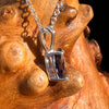 Blue Iolite Necklace Sterling Silver #7773-Moldavite Life