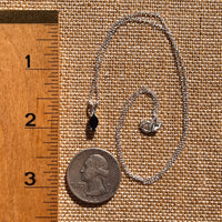 Blue Iolite Necklace Sterling Silver #7773-Moldavite Life