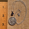 Blue Iolite Trillion Necklace Sterling Silver #7778-Moldavite Life
