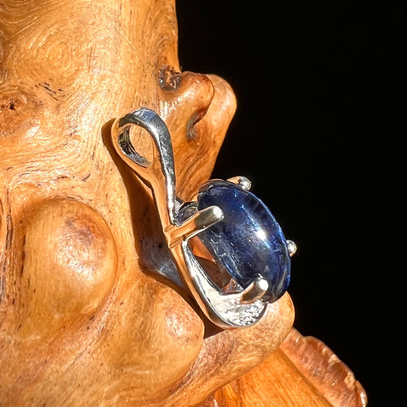 Blue Kyanite Pendant Sterling Silver #5624-Moldavite Life