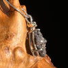 Brookite Smoky Quartz Moldavite Necklace Sterling #5590-Moldavite Life