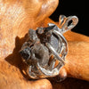 Brookite in Smoky Quartz Pendant Sterling Silver #5580-Moldavite Life
