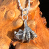 Campo Del Cielo Meteorite Claw Pendant Sterling #7739-Moldavite Life