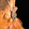 Campo Del Cielo Meteorite Necklace Sterling #7711-Moldavite Life