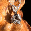 Campo Del Cielo Meteorite Necklace Sterling #7719-Moldavite Life