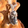 Campo Del Cielo Meteorite Necklace Sterling #7721-Moldavite Life