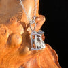 Campo Del Cielo Meteorite Necklace Sterling #7721-Moldavite Life