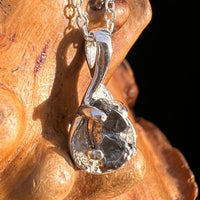Campo Del Cielo Meteorite Necklace Sterling #7723-Moldavite Life