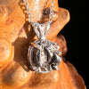 Campo Del Cielo Meteorite Necklace Sterling #7724-Moldavite Life
