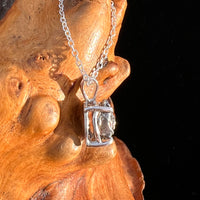 Campo Del Cielo Meteorite Necklace Sterling #7724-Moldavite Life