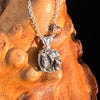 Campo Del Cielo Meteorite Necklace Sterling #7724-Moldavite Life