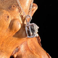 Campo Del Cielo Meteorite Necklace Sterling #7725-Moldavite Life