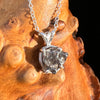 Campo Del Cielo Meteorite Necklace Sterling #7725-Moldavite Life