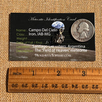 Campo Del Cielo Meteorite Pendant Sterling #7308-Moldavite Life