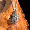 Campo Del Cielo Meteorite Pendant Sterling #7311-Moldavite Life