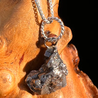 Campo Del Cielo Meteorite Pendant Sterling #7317-Moldavite Life