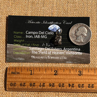 Campo Del Cielo Meteorite Pendant Sterling #7318-Moldavite Life