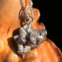 Campo Del Cielo Meteorite Pendant Sterling #7319-Moldavite Life