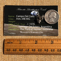 Campo Del Cielo Meteorite Pendant Sterling #7319-Moldavite Life