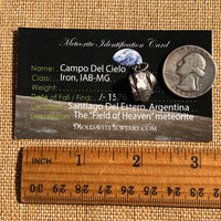 Campo Del Cielo Meteorite Pendant Sterling #7320-Moldavite Life