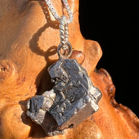 Campo Del Cielo Meteorite Pendant Sterling #7321-Moldavite Life