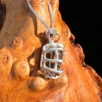 Campo Del Cielo Meteorite Pendant Sterling #7322-Moldavite Life
