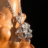 Campo Del Cielo Meteorite Pendant Sterling #7324-Moldavite Life