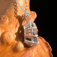 Campo Del Cielo Meteorite Pendant Sterling #7325-Moldavite Life