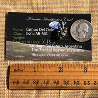 Campo Del Cielo Meteorite Pendant Sterling #7326-Moldavite Life