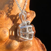 Campo Del Cielo Meteorite Pendant Sterling #7328-Moldavite Life