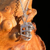 Campo Del Cielo Meteorite Pendant Sterling #7329-Moldavite Life